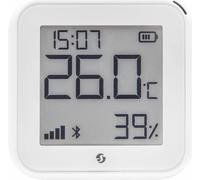 Shelly H&T Gen 3 White -Wi-Fi & Bluetooth Hygromètre, mesure sans fil de la température et de l'humidité, sauvegarde des données, contrôle à distance via une application, longue durée de vie des piles