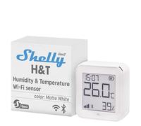 Shelly Plus H&T Gen. 3 Matte White Capteur thermométrique/hygrométrique sans fil Bluetooth, Wi-Fi