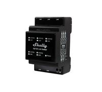 Shelly LAN Switch - Interrupteur/commutateur LAN, Répéteur Ethernet, Courant Alternatif 110V - 230 V, Montage sur Rail DIN, 5 Ports RJ45, App iOS, Android