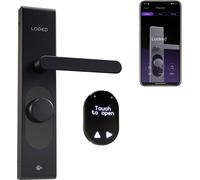 Shelly LOQED Touch Smart Lock Black Edition Actionneur de porte, Commande d'ouverture de porte Bluetooth, Wi-Fi