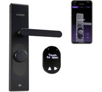 Shelly LOQED Touch Smart Lock Black Edition Shelly Actionneur de porte, Commande douverture de porte Bluetooth, Wi-Fi