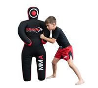 Shelly Mannequin de lutte MMA pour enfants, sac de frappe, copains de lutte brésilien, JIU Jitsu Position debout, arts martiaux, boxe, karaté, entraînement factice (119,4 cm/1,2 m) - Non rempli
