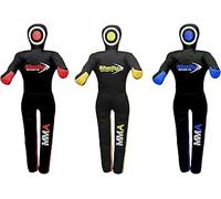Shelly Mannequin MMA Judo Grappling Sac de Frappe Brésilien BJJ Jiu Jitsu Position Debout de Lutte Arts Martiaux Boxe Karaté - Toile - Non Rempli