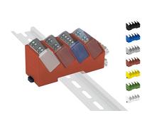 Shelly-MINI Quadro Support de rail DIN (35 mm) (Rouge (Prime))