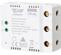 Shelly Actionneur de mesure de commutateur Ogemray 25 A Bluetooth, Wi‑Fi