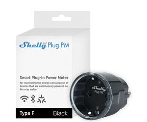 Shelly Plug M Gen3 Prise Intelligente Commutée Noire