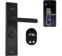 Shelly plug & play "loqed touch smart lock black" smartes türschloss
