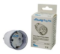 Shelly Plug PM Gen3 Blanc - Prise connectée française Wi-Fi 16 A, 3680 W, Pour Mesure de consommation électrique, Aucun hub requis, Alertes de surcharge,Shelly App, Alexa, Google Home
