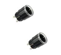 Shelly Plug S Gen3 Prise intelligente Wi-Fi noire, mesure de la puissance, 12 A, 2500 W, minuterie, prise certifiée mat, chauffage et refroidissement, Alexa et Google, pas de hub nécessaire (2 pièces)