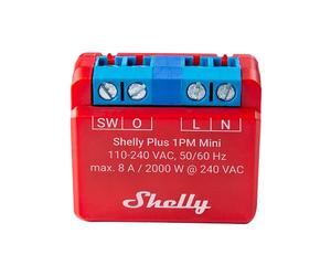 Shelly Plus 1PM Mini actionneur de commutation Wi-Fi, Bluetooth