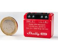 Shelly Plus 1PM Mini Gen3, Actionneur de commutation WLAN + Bluetooth avec fonction de mesure