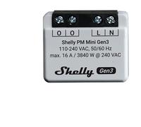 Shelly PM Mini Gen3 Actionneur de mesure de commutateur Wi-Fi, Bluetooth