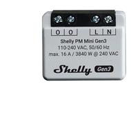Shelly PM Mini Gen3 Actionneur de mesure de commutateur Wi-Fi, Bluetooth