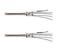 Shelly Plus Uni - Lot de 2 modules intelligents contrôlés par Wi-Fi et Bluetooth avec contacts libres de potentiel - Automatisation domestique - Pas de hub nécessaire - Voltmètre précis - Compteur