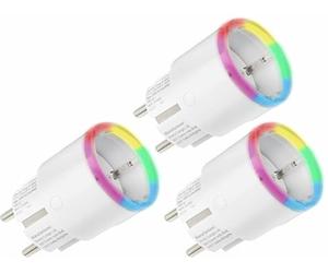 SHELLY Prise de courant Wi-Fi Plug S Gen3, Matter, blanc, 3 pièces