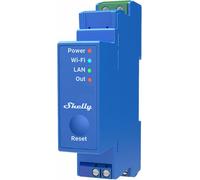 Shelly Pro 1 - Relais à semi-conducteurs - bleu - 802.11b - 802.11g - Wi-Fi 4 (802.11n) - 2,4 GHz - 30 m - 13,35 dBmW