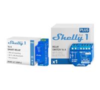 Shelly Pro 1 | Relais professionnel connecté | Interrupteur sans fil | 1 canal 16A | LAN, Wi-Fi & Plus 1 | Interrupteur/commutateur de relais connecté - 16A | Wi-Fi & Bluetooth