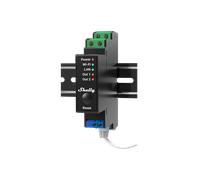 Shelly Pro 2PM - Interrupteur connecté sur rail DIN, W-Fi, LAN Biphasé - 25 A, Compteur consommation électrique, Contrôle à distance Éclairage, app iOS Android, Compatible Alexa, Google Home
