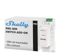 Shelly Commutateur Shelly Pro 3EM Add-on Bluetooth et Wi‑Fi pour contrôle d'appareils électriques