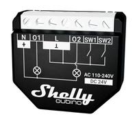 Shelly Qubino WAVE 2PM Commutateur intelligent Noir