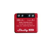 Shelly Shelly 1PM Mini Gen3 Actionneur de mesure de commutateur Wi-Fi,