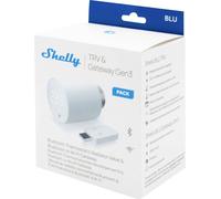 Shelly Shelly BLU TRV Heizkörperthermostat Einzelpackung Passerelle, Thermostat de radiateur Bluetooth Low Energy, Wi-Fi