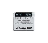 Shelly Shelly PM Mini Gen3 Actionneur de mesure de commutateur Wi-Fi, Bluetooth