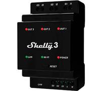 Shelly Shelly Pro 3 Relais pour rail DIN Wi-Fi, Bluetooth