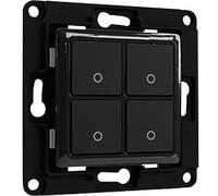 Shelly Shelly Wall switch 4 - black Interrupteur mural