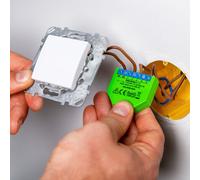 Shelly Variateur 2 Wi-Fi Interrupteur pour Contrôle Clair Luminosité et En / Off