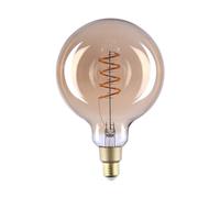 Shelly Vintage G125 - Ampoule connectée Wi-Fi 4W - 230 V, Incadescente couleur blanc chaud 2700 K, E27, 260 Lm, Efficacité classe F, Commande à distance app