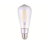 Shelly Vintage ST64 - Ampoule connectée Wi-Fi 7W - 230 V, Incadescente couleur blanc chaud 2700 K, E27, 750 Lm, Efficacité classe F, Commande à distance app