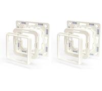 Shelly Wall Adapter - Plaque d'interrupteur murale Adaptateur Busch-Jaeger, Interrupteur mural non inclus (Lot de 2)