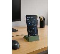 Shelly Wall Display X2 Support vertical - Connexion directe via USB-C (Vert mat)