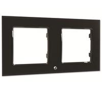 Shelly Wall Frame pour Wall Switch, 2x, noir