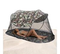 Shelter Canopy - Breathable Mesh Ventilated Enclosure, Lightweight Pop Up Pavilion, Recreational Discovery Gear | Durable UV Resistant Travel Tool, Great for Nature Excursion Shoreline Comfort