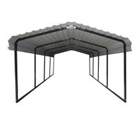 Shelter Logic Carport / Carport en acier Garage Naples 370x610cm