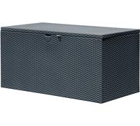 ShelterLogic acier Coffre à coussins Rangement Anthracite 132x70x67 cm