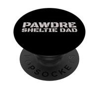 Sheltie Dad Dog Lover Shetland Sheepdog Owner PopSockets PopGrip Adhésif