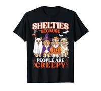 Shelties Parce Que Les Gens sont effrayants et effrayants, Halloween, l'amour des Chiens T-Shirt