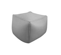 Shelto Cube Pouf Tissu Mesh3D Gris Cloud - 40x40x40 cm - Polyester - Extérieur/Intérieur - Léger & Flottant - Fabriqué en France