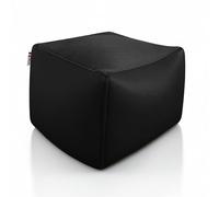 Shelto Cube Pouf Tissu Mesh3D Noir - 40x40x40 cm - Polyester - Extérieur/Intérieur - Léger & Flottant - Fabriqué en France