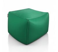 Shelto Cube Pouf Tissu Mesh3D Vert Menthe - 40x40x40 cm - Polyester - Extérieur/Intérieur - Léger & Flottant - Fabriqué en France