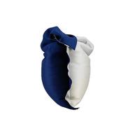 Shelto Housse de Remplacement Tissu Mesh3D Bicolore Gris Cloud/Bleu Navy - 125 x 175 cm - pour Pouf Géant - Polyester Lavable