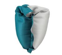 Shelto Housse de Remplacement Tissu Mesh3D Bicolore Gris Cloud/Bleu Tile - 125 x 175 cm - pour Pouf Géant - Polyester Lavable