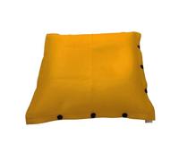 Shelto Pouf Flottant Tissu Mesh3D Sulphur - 100 x 130 cm - Polyester - Piscine/Extérieur/Intérieur - Housse Lavable - Fabriqué en France
