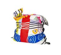 Shelto Pouf Géant Baggo Sankara Motif Coloré - 125 x 175 cm - Polyester - Extérieur/Intérieur - Housse Lavable - Fabriqué en France
