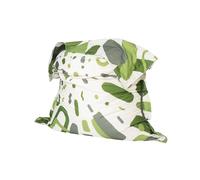 Shelto Pouf Géant Baggo Vert Uni - 125 x 175 cm - Polyester - Extérieur/Intérieur - Housse Lavable - Fabriqué en France