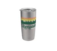 Shenandoah National Park Vintage Distressed 80s Trees Gobelet isotherme en acier inoxydable double paroi