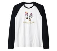 Shenandoah National Park Virginia Chaussures de randonnée Imprimé Souvenir Manche Raglan